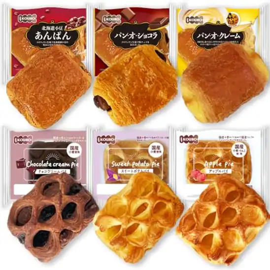 【8】【3,990円(133円 / 個)】KOUBO ロングライフパン 詰め合わせ ベストセレクト 30個入り