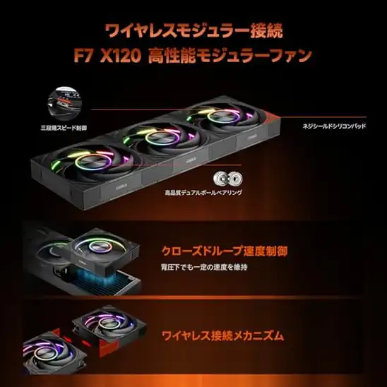 【5】PCCOOLER CPS DT360 ARGB Display 簡易水冷CPUクーラー 360mmラジエーター TDP320W 3.4インチIPS LCDディスプレイ(カスタマイズ対応・マグネット式)ARGBライティング セラミックベアリング Intel LGA1851/1700/1200/115X AMD AM5/AM4対応 ブラック