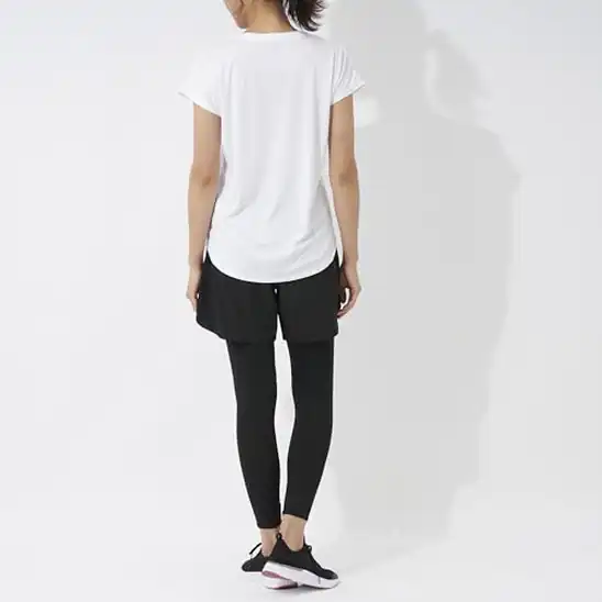 【9】フィラ FILA フィットネス ウェア 上下3点セット Tシャツ ショートパンツ レギンス レディース 3120615