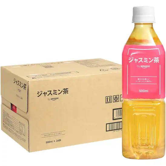 【8】【クーポンで10％OFF＋5％OFF】1本あたり66円！by Amazon ジャスミン茶 500ml×24本 (Happy Belly) 1590円！