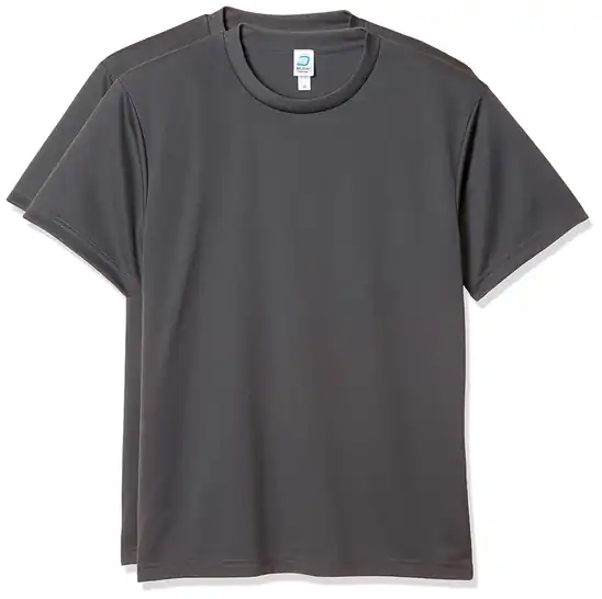【8】【タイムセール】【67％OFF】1枚あたり362円！[ベルトン] UVカット 吸汗速乾 ドライメッシュTシャツ 2枚組み BL002 [ユニセックス] M 723円！