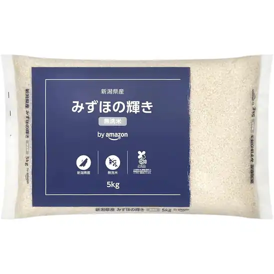 【7】【2,680円】by Amazon 新潟県産 みずほの輝き 無洗米 5kg 令和7年産