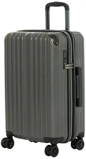 【9】【57％OFF】[ワイズリー] スパークⅡ 超軽量 ショック吸収・ストッパー機能双輪キャスター ダイヤルTSAロック 22インチ 約52~58L 6582円！