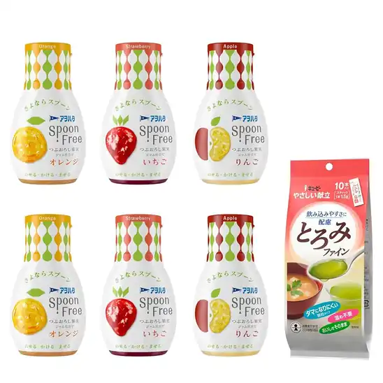 【10】残り僅か！【大幅値下がり！】キユーピー アヲハタ Spoon Free とろみファイン セット とろとろジャムティー やわらか食 【セット買い】が激安特価！