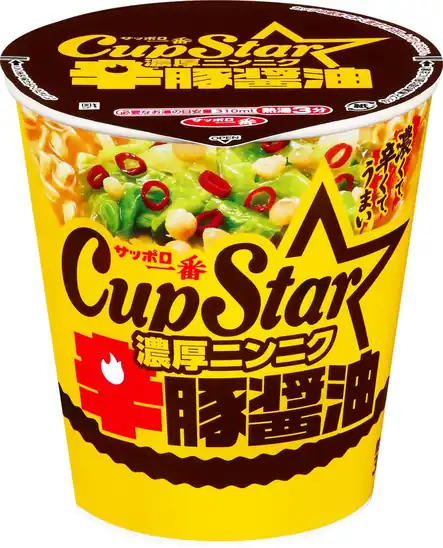 【10】【36%OFF】1個あたり163円!サッポロ一番 カップスター辛豚醤油 70g ×12個 1957円!