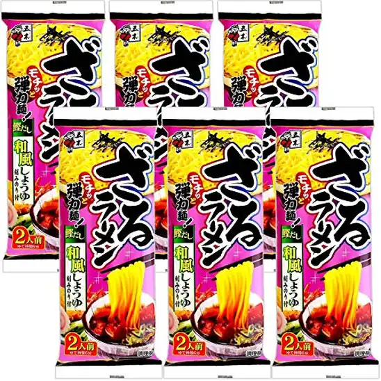 【10】【53%OFF!】1袋あたり165円!五木食品 ざるラーメン和風しょうゆ 280g ×6個(常温保存商品) 990円!