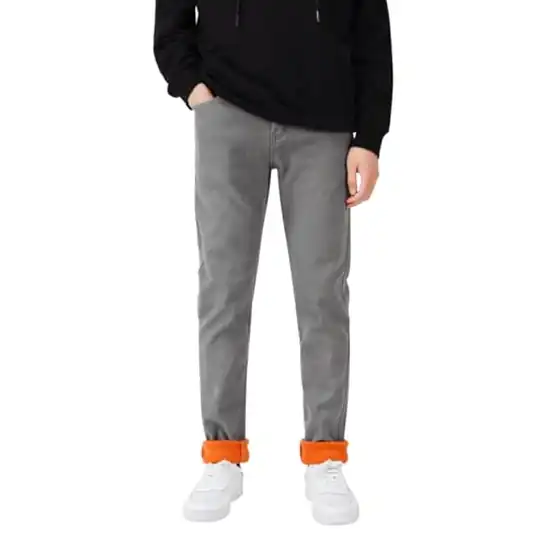 【9】[CEEN] デニムパンツ メンズ 裏起毛 ストレート秋冬 ボトム 伸縮性 防寒パンツ 大きいサイズ シンプル おしゃれ 暖かい 冬服